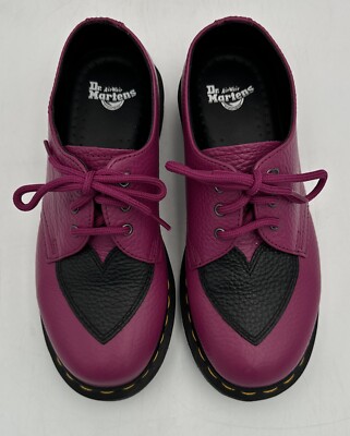 Dr. Martens 1461 AMORE Leather Oxford Shoes Fuchsia Black