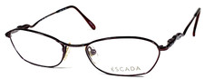 ESCADA E327 BBY NOS Italy Burgundy Red 50-17-130 Eyeglasses Frame