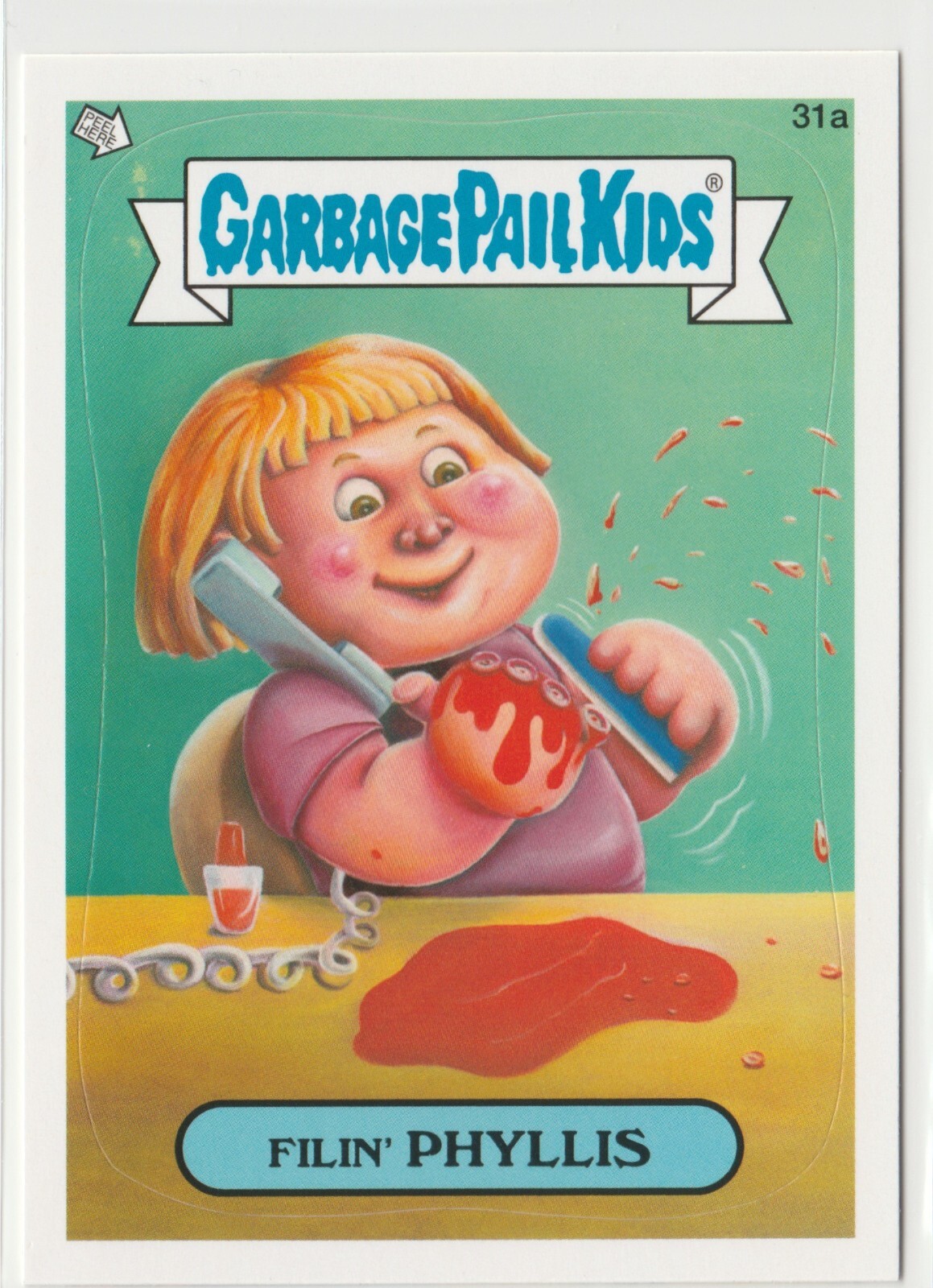Filin Phyllis #31a Garbage Pail Kids GPK 2012 Series 1 BNS1 Brand New