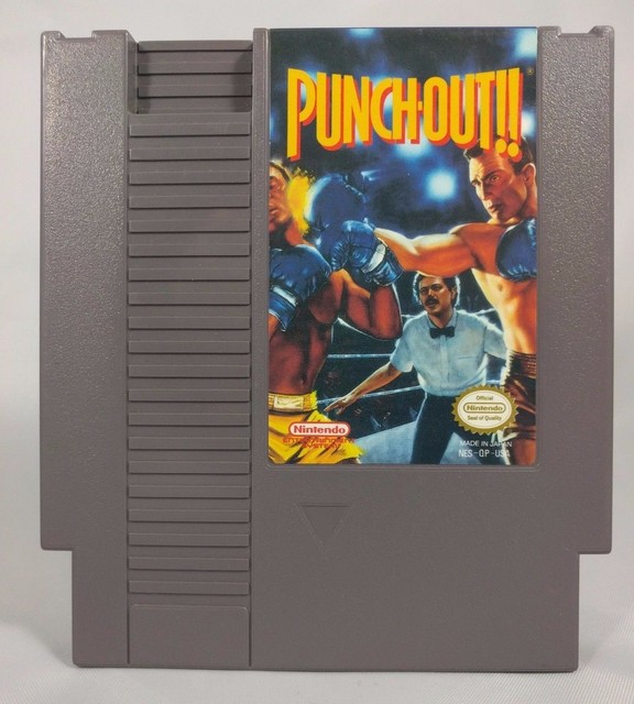 PunchOut (Nintendo Entertainment System, 1990) Punchout NES Video Game