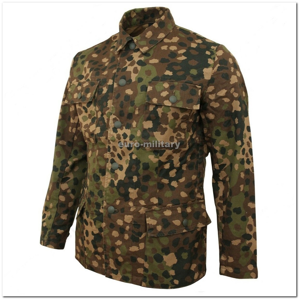 WW2 ドイツ軍M44 迷彩　上衣 WW2 German Army ELITE M44 Peas Camo Field Battle Jacket - High