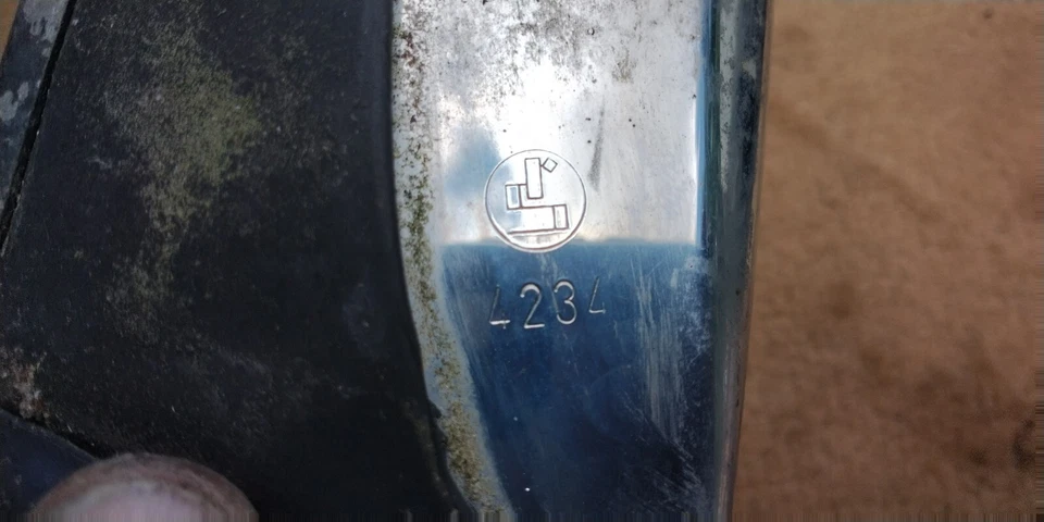 Espelho retrovisor lateral direito 76-85 Mercedes R107 380SL 450SL FABRICANTE DE EQUIPAMENTO ORIGINAL 4234 - Imagem 2 de 4