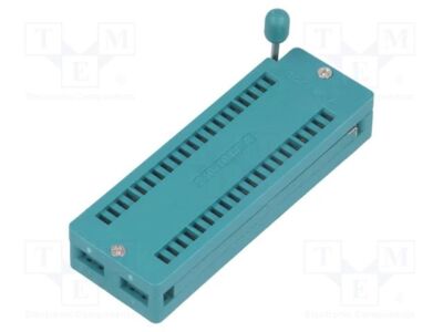 Sockel: DIP PIN: 40 ZIF 15,24mm auseinernehmbar  -40÷105°C DS1044-400G Test-Soc