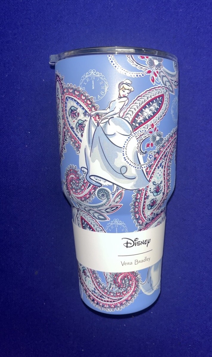 Vera Bradley Disney Cinderella Stainless Steel Tumbler NEW 2024 | eBay
