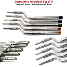 Jaw Breast Lift Implantology Osteotomy Osteotome Concave Offset 5pcs