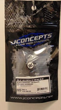 JConcepts #2862-2  Team Associated RC10B6.2  Aluminum Rear Hub Carriers (Black)