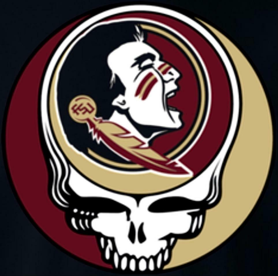 NCAA Florida State Seminoles Primary Logo Decal - 4x4 Vinyl Sticker For Car, Laptop, Locker