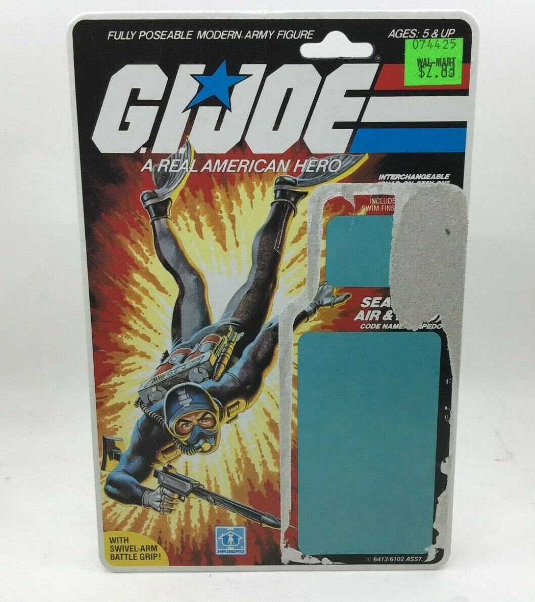 VINTAGE - 1983 HASBRO - GI JOE - TORPEDO - SERIES 2 V1 - COMPLETE
