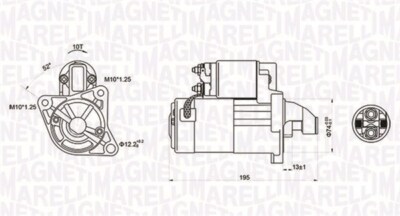 MAGNETI MARELLI 063721096010 STARTER FÜR MAZDA PEUGEOT