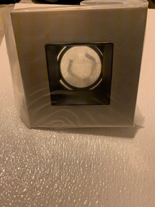 3 In Satin Nickel Recessed Ceiling Light Square Adjustable Baffle