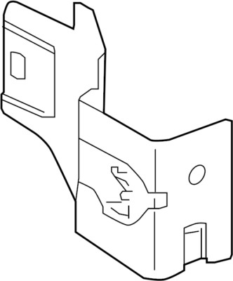 Nissan/INFINITI 24317-3SG1B Junction Block Bracket