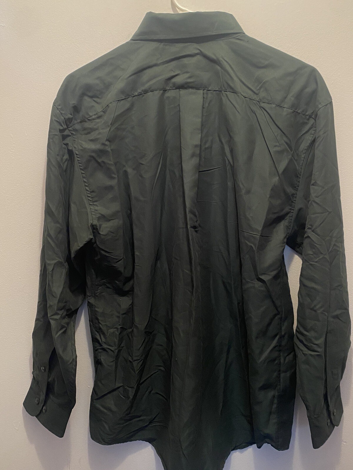 Basic Edition Long Sleeve Size Small Green Button… - image 7