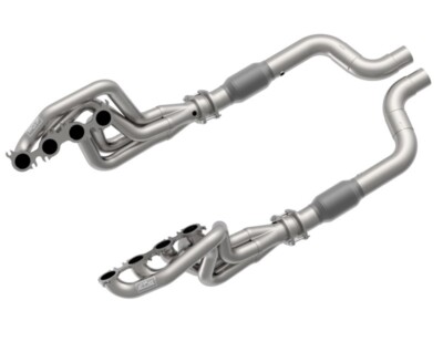 For 2020-2022 GT500 5.2 Kooks 2'' Long Tube Headers Green Catted Connection