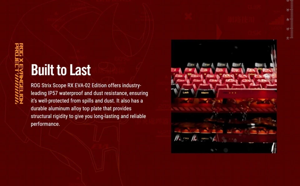ASUS ROG Strix Scope RX EVA-02 Edition Mechanical Gaming Keyboard Evangelion - Image 3 of 4