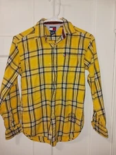 Tommy Hilfiger Athletics Men's/Youth Plaid Flannel Shirt, sz M