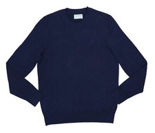 Calvin Klein Crew Neck Solid Color Lightweight Pullover Men's Sweater S NWT Blue