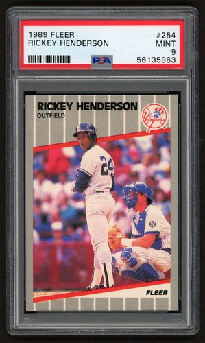 1989 Rickey Henderson #254
