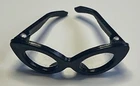 60s Barbie Vtg Black Hinged Arm Cat Eye Glasses #923 #953 #968 #981 #991 #1622