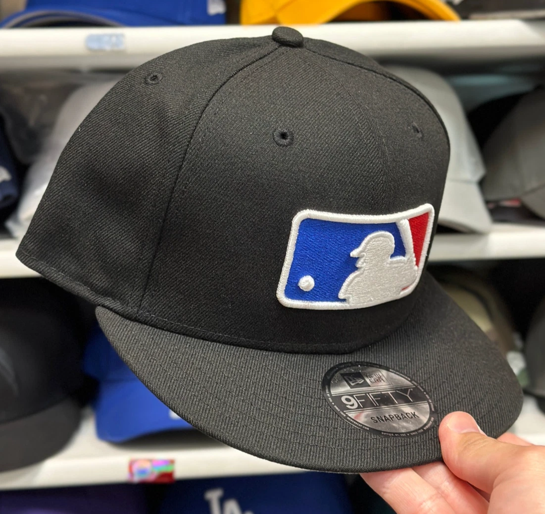 New Era MLB 'Batter-man Logo' Black 9FIFTY Snapback