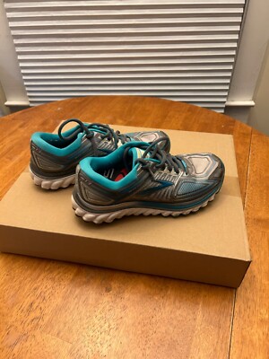 Brooks Glycerin G13 3D Fit Print Running Shoes Women's Gray Blue  1201971B030