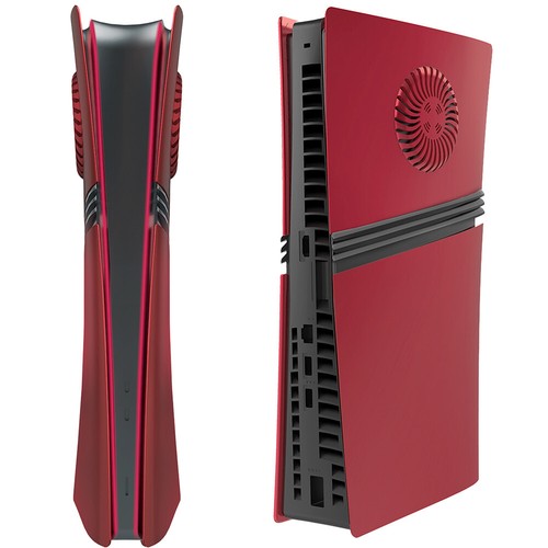 Replacement Faceplate ABS Hard Shell for PS5 Pro (Red 2.0 digital version) - Bild 5 von 8