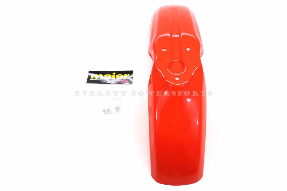 Nuevo guardabarros delantero 85-00 Honda XR80 R XR100 R flash rojo plástico guardabarros #H31 Foto 3 de 4