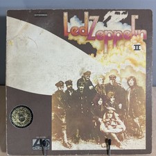Led Zeppelin II Vinyl 12  LP 1969 Atlantic Monarch Early Press SD 8236 Hype G 