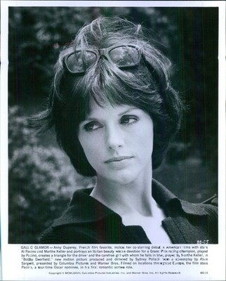 1977 French Actress Anny Duperey In Film Bobby Deerfield Movie Promo Photo 8x10