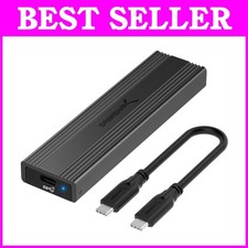 USB Type-C M.2 NVMe SATA SSD Enclosure 10Gbps