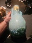 roseville pottery vase 284-10 Flower Lilly Pads Blues Greens Tan NMC