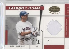 2003 Leaf Certified Materials Fabric of the Game Infield /100 Alex Rodriguez 0o9