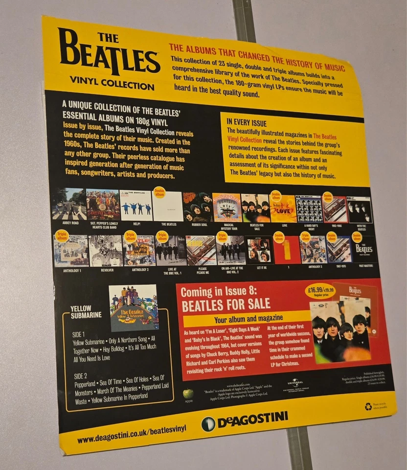 The BEATLES Yellow submarine vinyl lp Unopened Deagostini series - Image 2 of 4