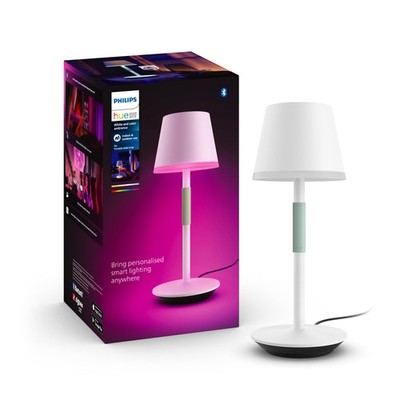 Philips Hue White & Color Ambiance Go Tragbare LED Tischleuchte, 16 Mio Farben