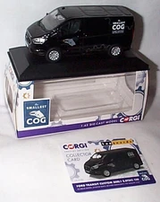 VANGUARD 1/43 2022 FORD TRANSIT 300L1 RICHARD HAMMOND SMALLEST COG BLACK VA15105