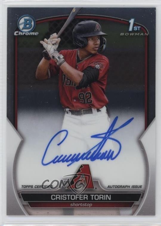 2023 Bowman Chrome Prospect Auto Cristofer Torin #CPA-CT Auto 8az