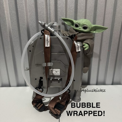#ad 2026 Disney Parks Star Wars Mandalorian and Grogu Jetpack Sipper BUBBLE WRAPPED $74.99