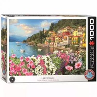 Puzzle 1000 ElementóW. WłOchy, Jezioro Como - Eurographics