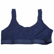 Allbirds Trino Bralette Women's Navy Night Merino Wool Blend Extra Large 40-42"