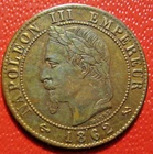 France. Superb 1 cent Napoleon III 1862 K. SUP to BU