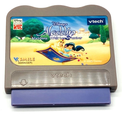Disney Aladdin Aladdins Welt der Wunder vtech v.smile vsmile Spiel NUR MODUL