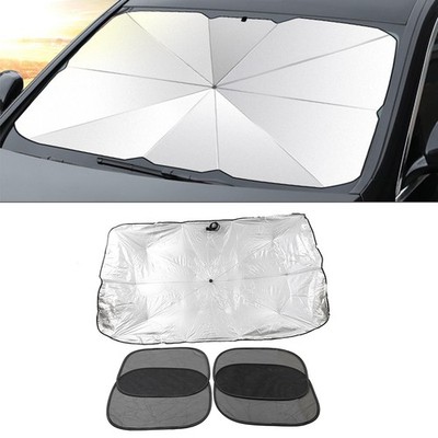Car Windshield Sun Shade Foldable Umbrella Front Window Cover Visor Umbrella gz
