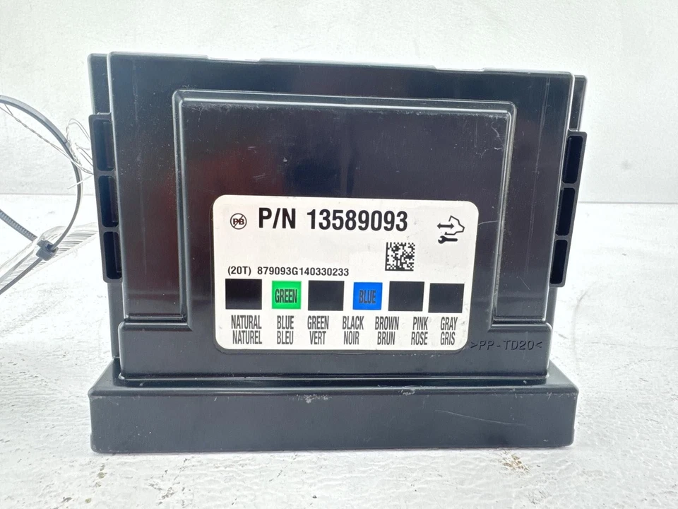 Chevrolet Sonic 2014 módulo de control BCM 13589093 Foto 2 de 4
