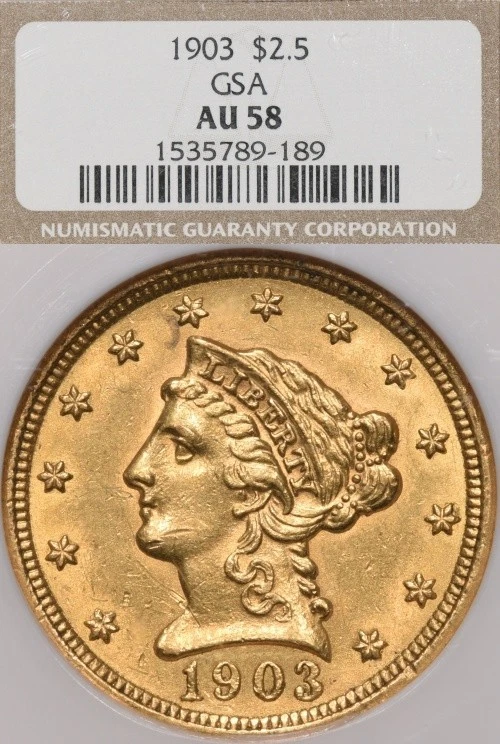 NGC Quarter Eagle $2.50 US Gold Coins (Pre - 1933) for sale | eBay