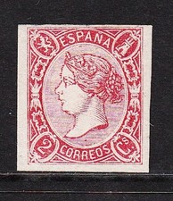 Espagne Classiques 1865 Edifil 69 * Mh Cert. Comex - Précieux