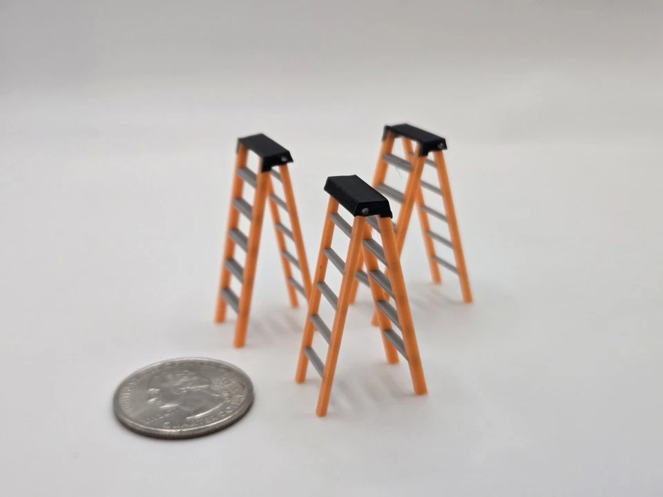 1/50 Scale Posable 6' Step Ladder *3 Pack* - Image 2 of 4