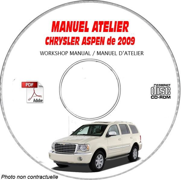 Catalogue de pièces ASPEN 09 pour CHRYSLER sur CD-ROM en anglais