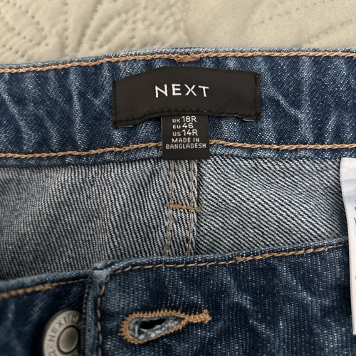 Bnwt Next Patterned Jeans Size 18R - Picture 4 of 5