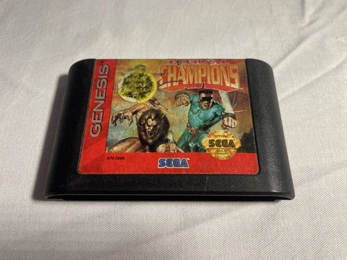 Sega Genesis Eternal Champions 1993 Vintage Fighting Game Cartridge