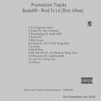 Rap/Hip-Hop.. White CD. Booka600 - Word To LA [Dirty Album] | eBay