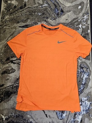 Nike Herren FZ4782-803 - hellorange Miler Top, brandneu mit Etikett, Größe Large